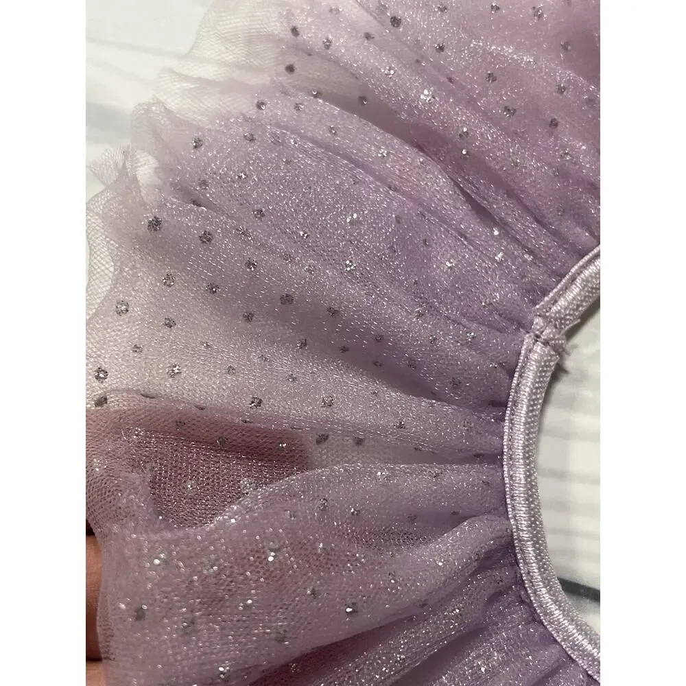 American Girl Doll Purple Ballet Tutu Logo Stretch